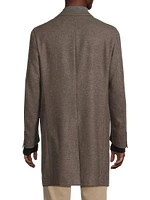 Wool-Cashmere Double-Breasted Coat
