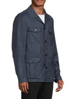 Sahariana Wool Shirt Jacket