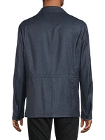 Sahariana Wool Shirt Jacket