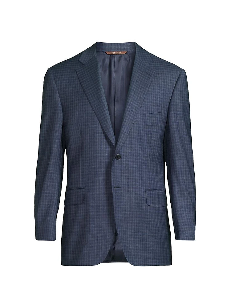 Mid Check Wool Sport Coat