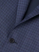 Mid Check Wool Sport Coat
