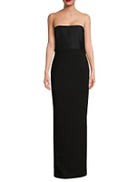 Helen Back Bow Column Gown