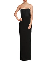 Helen Back Bow Column Gown