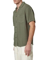 Scott Cotton Gauze Short-Sleeve Shirt