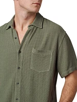 Scott Cotton Gauze Short-Sleeve Shirt