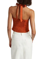 Malika Linen Halter Top