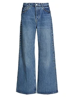 Cary Studded Wide-Leg Jeans