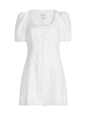 Anabella Linen Minidress