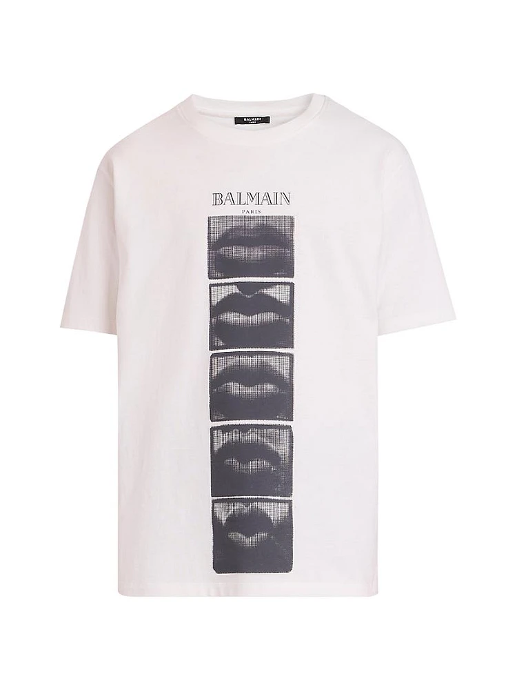 Lips Print T-Shirt