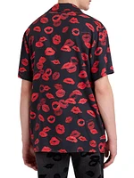 Kiss Print Relaxed-Fit Shirt