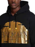 Disney x Balmain: The Lion King Metallic Sunset Hoodie