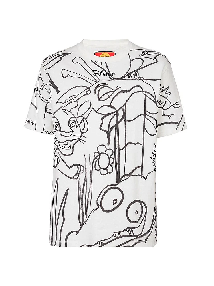 Disney x Balmain: The Lion King Sketched T-Shirt