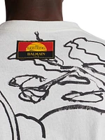 Disney x Balmain: The Lion King Sketched T-Shirt