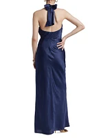 Galilea Satin Column Gown