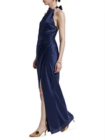 Galilea Satin Column Gown