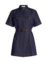 Safia Denim Utility Minidress