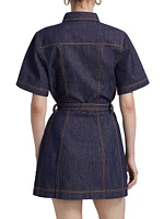 Safia Denim Utility Minidress