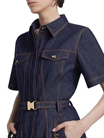 Safia Denim Utility Minidress