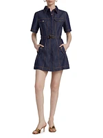 Safia Denim Utility Minidress