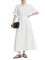 Sunni Belted Utility Shirtdress