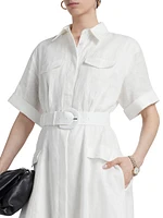 Sunni Belted Utility Shirtdress