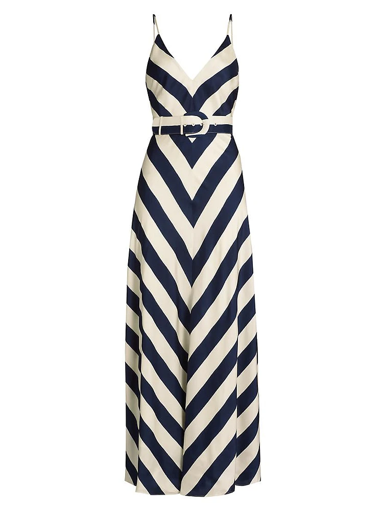 Letty Chevron Maxi Dress