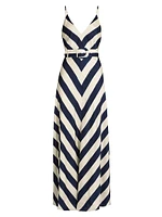 Letty Chevron Maxi Dress