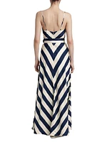 Letty Chevron Maxi Dress