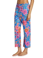 Daniela Floral Cotton-Blend Pajamas