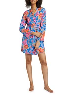 Daniela Floral Tie-Waist Robe