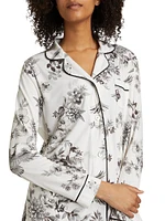 Dreamer Floral Cotton-Blend Pajamas