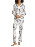 Dreamer Floral Cotton-Blend Pajamas