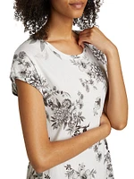 Dreamer Floral Cotton-Blend Sleep Dress