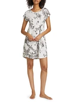 Dreamer Floral Cotton-Blend Sleep Dress