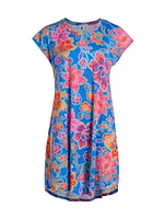 Daniela Floral Cotton-Blend Sleep Dress