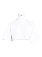 Turtleneck Crop T-Shirt