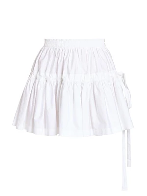 Deesse Tiered Cotton Miniskirt