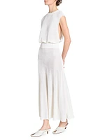 Cotton Knit Maxi Dress