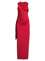 Aruna Draped Maxi Dress