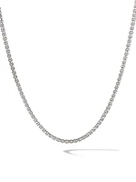 Box Chain Necklace Sterling Silver