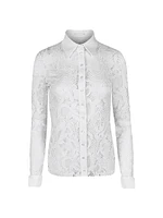 Joanna Lace Button-Front Shirt