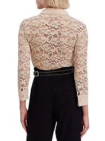 Amazone Lace Button-Front Shirt