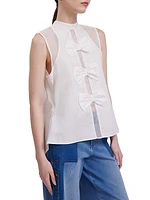 Marceline Bow Sleeveless Blouse