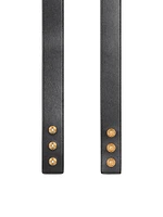 Double Snail Leather Belt