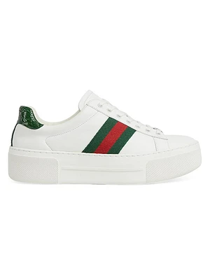 Ace Leather Low-Top Sneakers