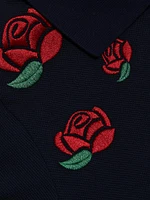 Embroidered Hector & Rose Polo Top