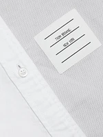 Two-Tone Cotton Oxford Shirt