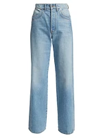 Taylor Double-Seam Wide-Leg Jeans