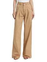 Mia Pleated Wide-Leg Pants