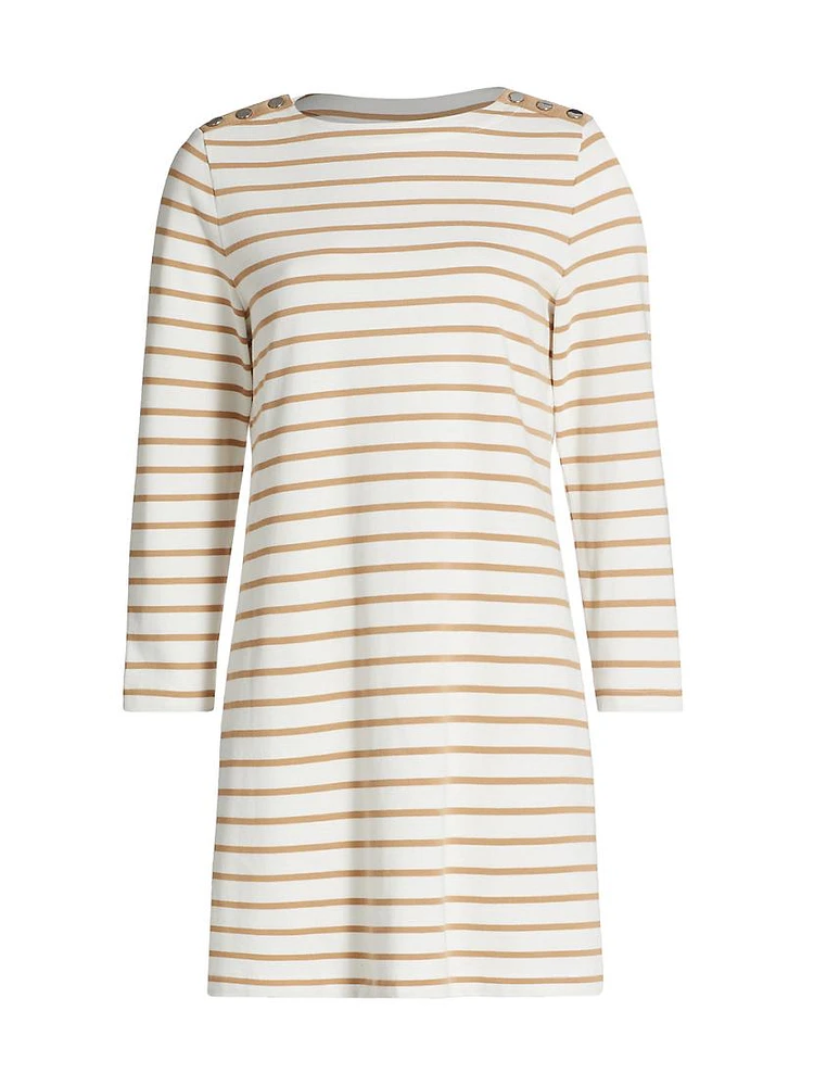 Ruta Striped Shift Minidress